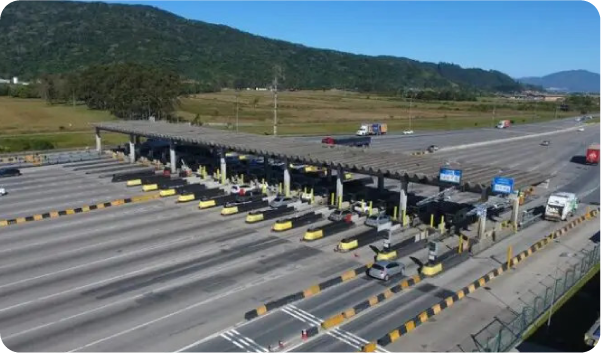 Pedágio em rodovia